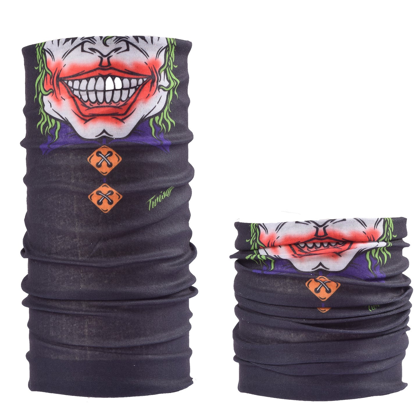 Masque de cyclisme foulard col chaud accessoire de Halloween crâne versatile foulard visage foulard magique