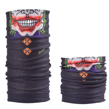 Masque de cyclisme foulard col chaud accessoire de Halloween crâne versatile foulard visage foulard magique