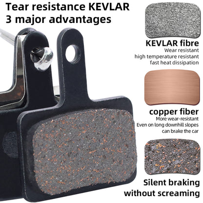 Plaquettes de frein à disque universelle en fibre de cuivre BB5, vélo de montagne M355M446