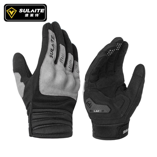 Gants de cyclisme Solite G3 Printemps et été Tissu  Protecteur de poignet en PVC transpirable Gants d'écran tactile conducteur