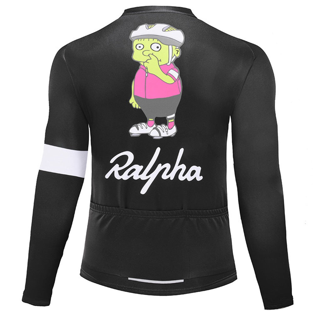 Maillot de cyclisme en polaire chaud pour hommes, à manches longues, vêtements de sport au Design italien, hiver populaire