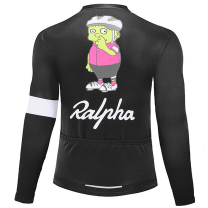Maillot de cyclisme en polaire chaud pour hommes, à manches longues, vêtements de sport au Design italien, hiver populaire