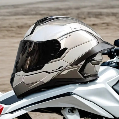 AXOR casques moto casques homme et femme protection solaire été moto jusqu'à la personnalité grand aileron fente arrière sécurité Bluetooth