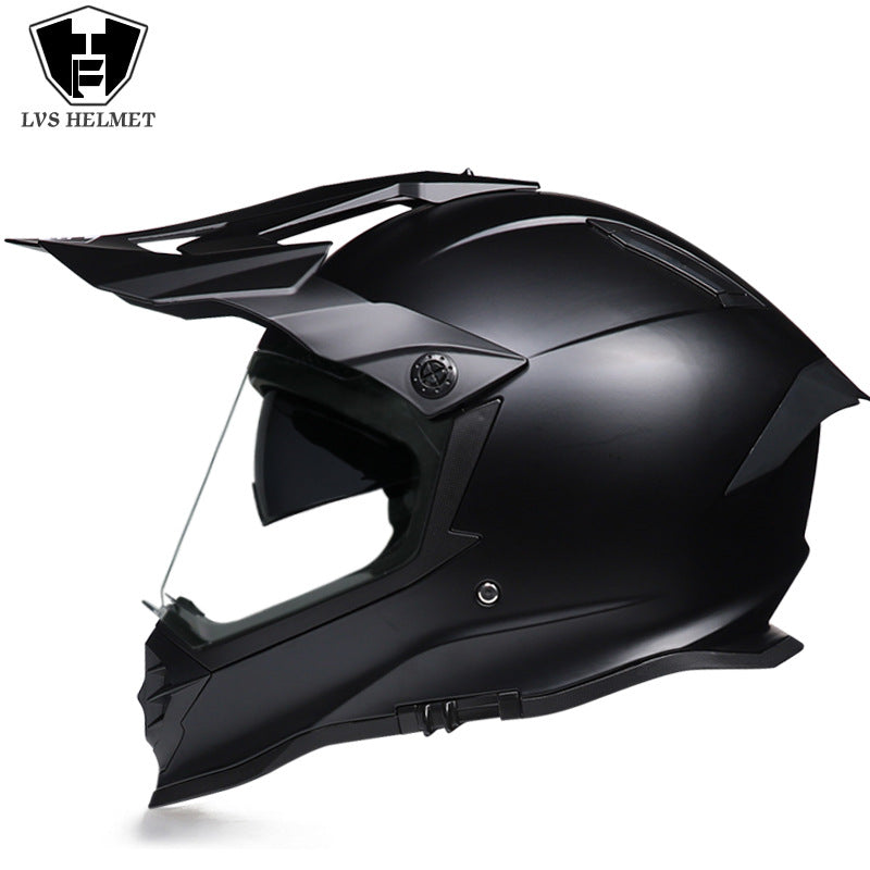 Casque de rallye tout terrain multifonctionnel double lentille