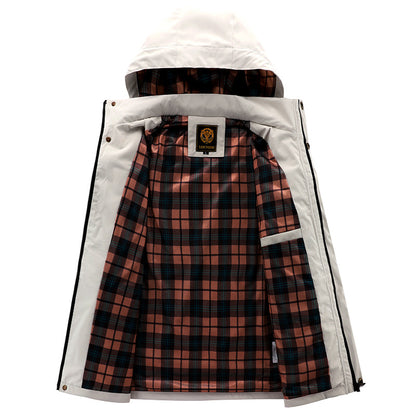 parkas à capuchon d'automne et d'hiver,
