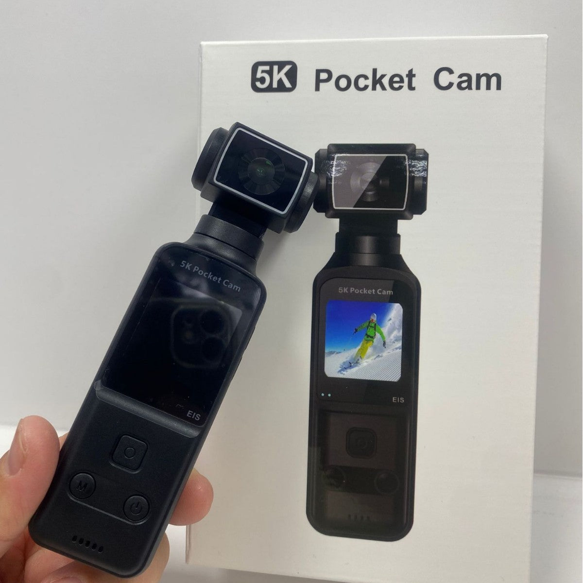 Caméra de poche HD professionnel 5K anti-vibration sport escalade de montagne clip à main enregistreur vidéo intelligent tout en un
