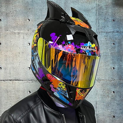 JIEKAI casque complet pour homme et femme