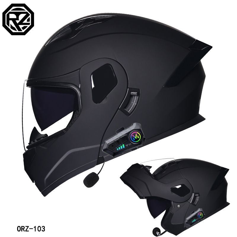 Casque certifié 3C, casque Bluetooth complet pour hommes et femmes, quatre saisons, grand aileron arrière. Contactez notre service achat tplmshop pour choisir la visière.