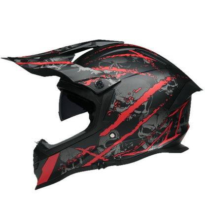 Casque de rallye tout terrain multifonctionnel double lentille