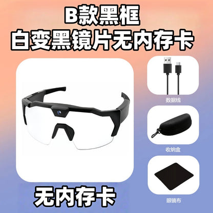 Lunettes de soleil, appareil photo, enregistrement sportif, appareil photo, enregistreur intelligent pour le cyclisme en plein air