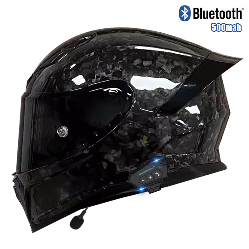 Casque en fibre de carbone avec certification 3C Dot Bluetooth