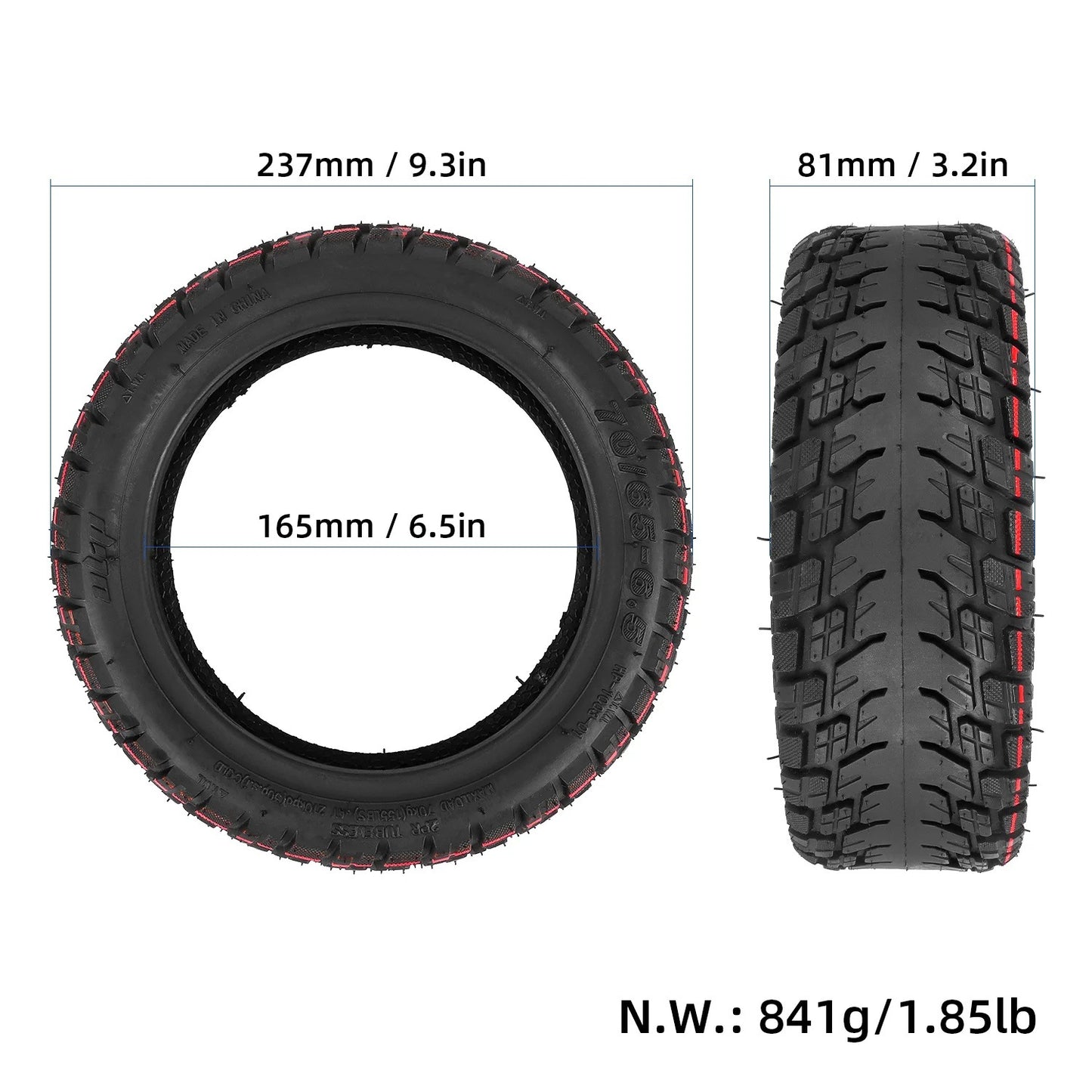 Ulip70 65-6.5 par lot de 2 pneus