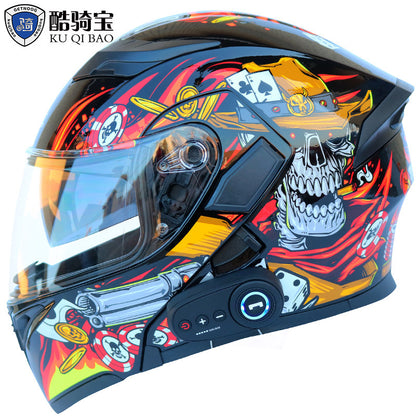 Cool Ride Treasure  Casque Bluetooth Double visière avec FM