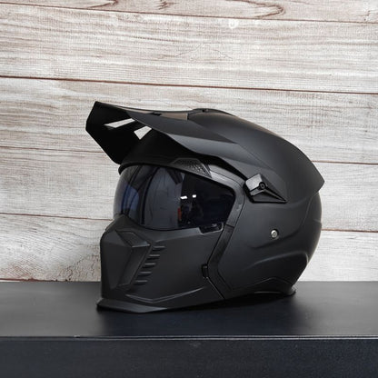 Casque combiné Street Fighter Casque de moto Casque rétro pour hommes et femmes  3C Certifié