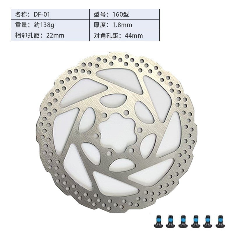 disque de frein 160mm 6 trous par lot de 2