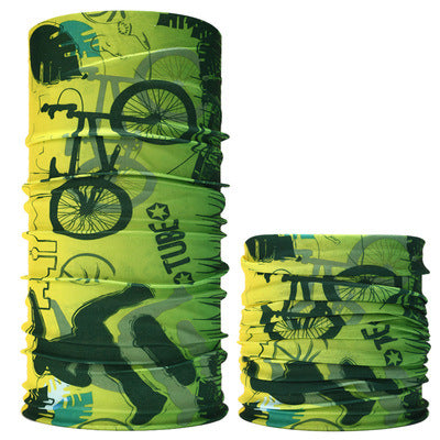 Masque de cyclisme foulard col chaud accessoire de Halloween crâne versatile foulard visage foulard magique
