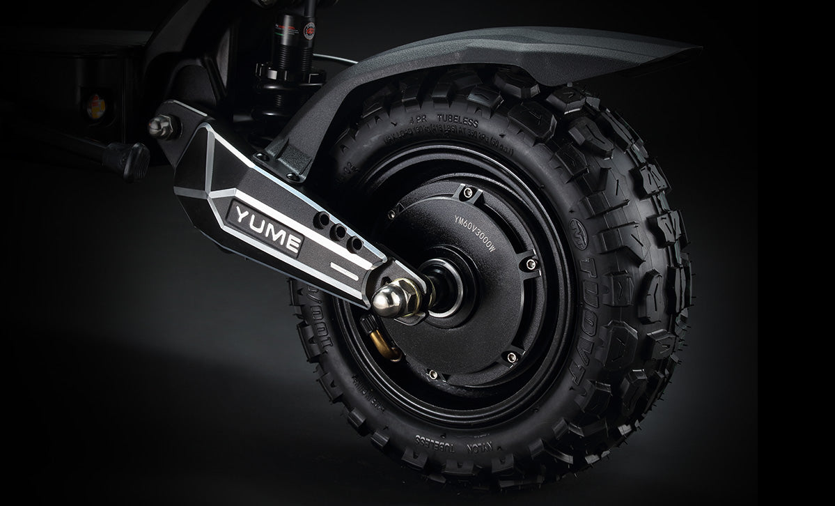 YUME RAPTOR 2*3000W Freins et suspensions hydrauliques Bluetooth