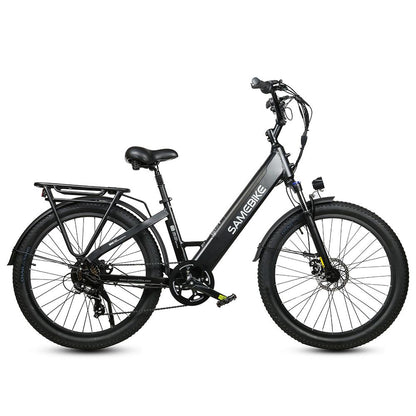 Vélo électrique RS_A01 noir 500W 25km batterie puissante pneu résistant
