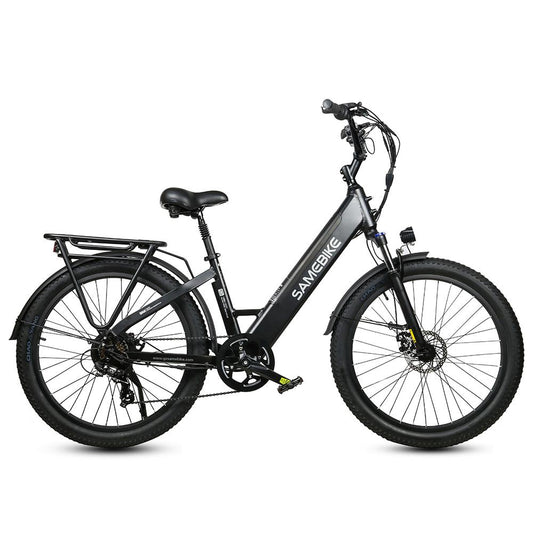Vélo électrique RS_A01 noir 500W 25km batterie puissante pneu résistant