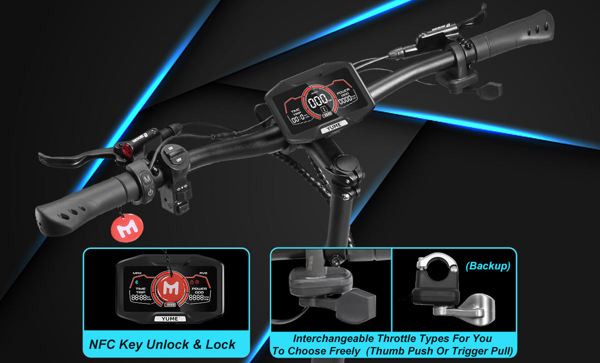 YUME X11+ freins et suspension hydrauliques