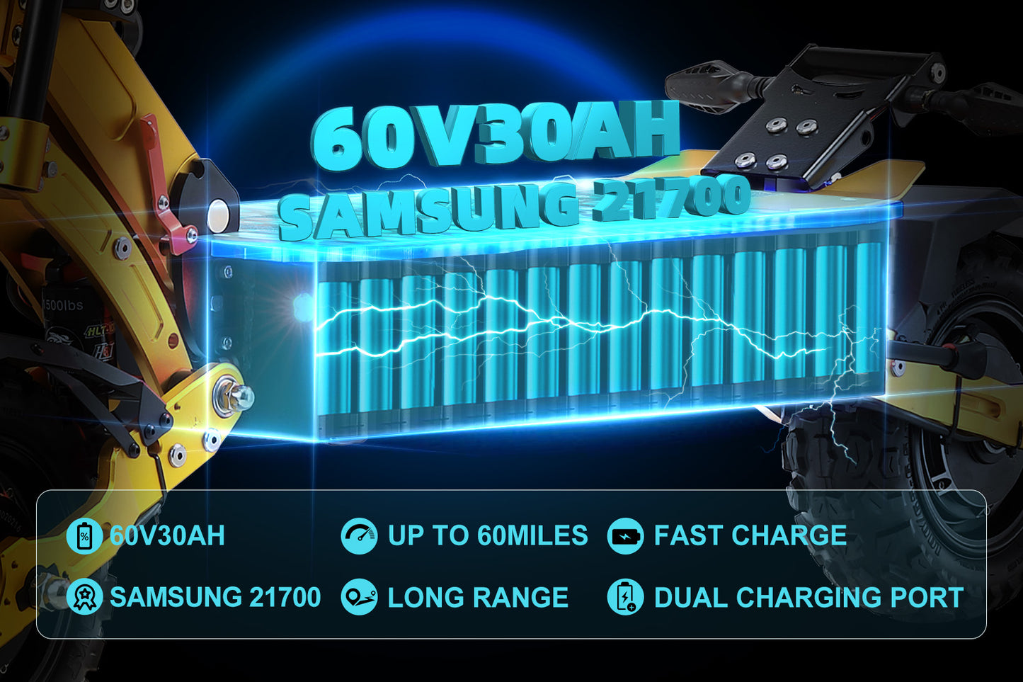 YUME X11+ freins et suspension hydrauliques