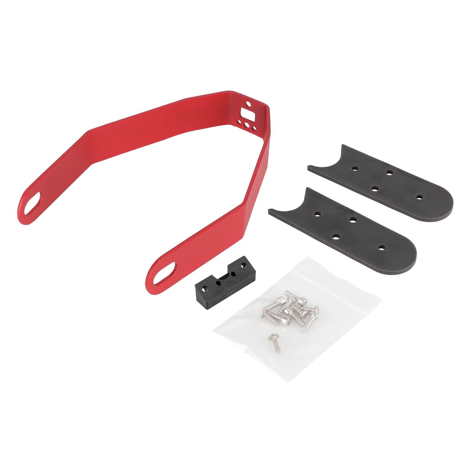 Rouge metal bracket of garde-boue arrière pour toutes les xiaomi trottinettes