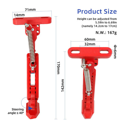 V2 rouge adjustable béquille pour Xiaomi trottinettes