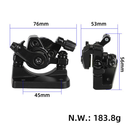 KugooM4 noir rear frein à disque (top fan type)