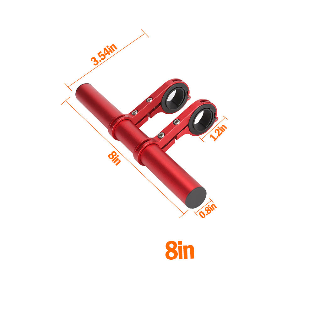 Rouge aluminum double barre tube d’extension (double support)