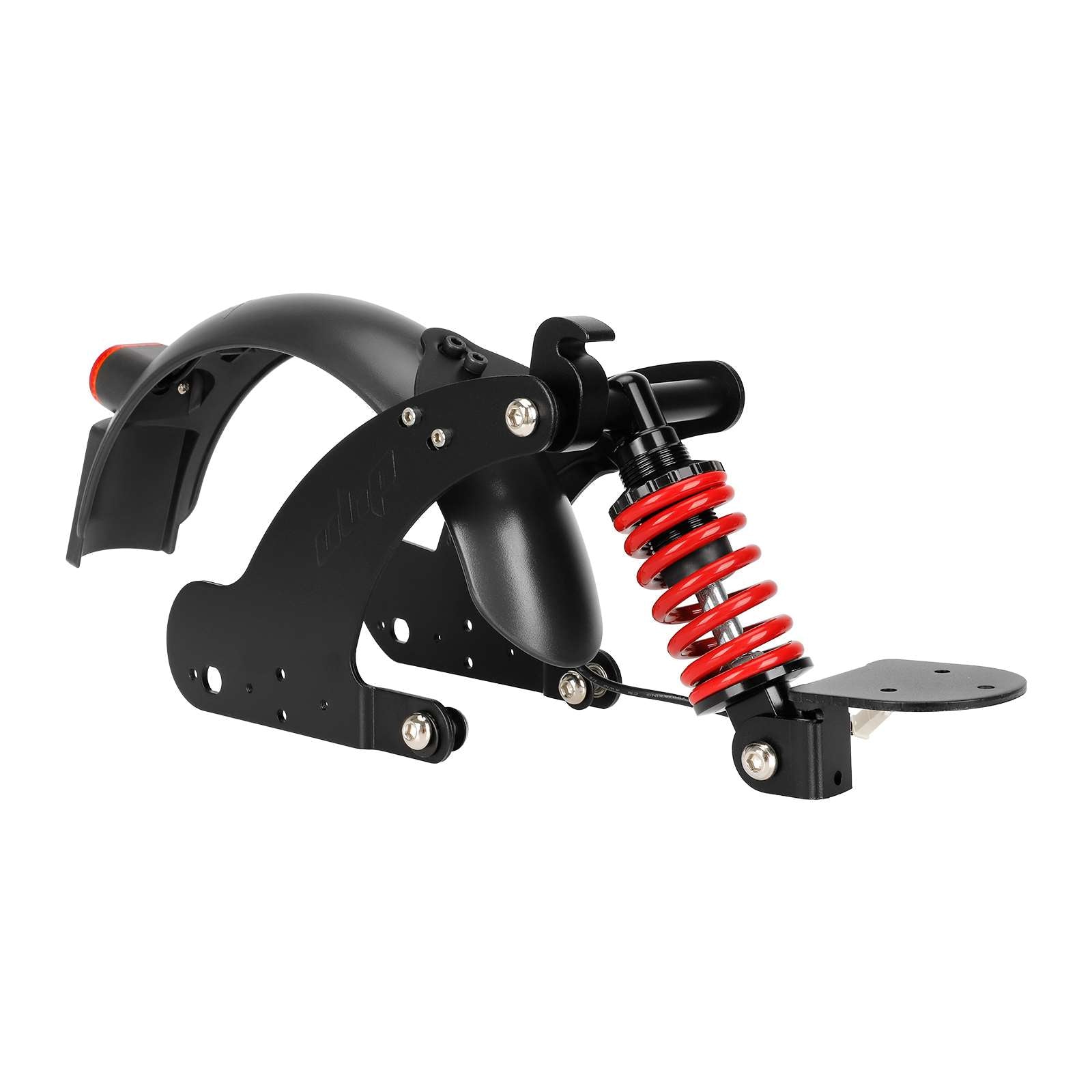 Noir et rouge suspension arrière pour Xiaomi Electric trottinette 4 Pro