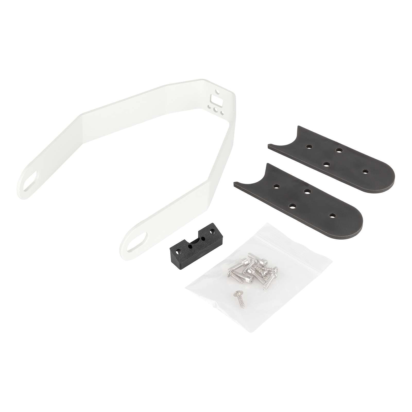 Blanc metal bracket of garde-boue arrière pour toutes les xiaomi trottinettes