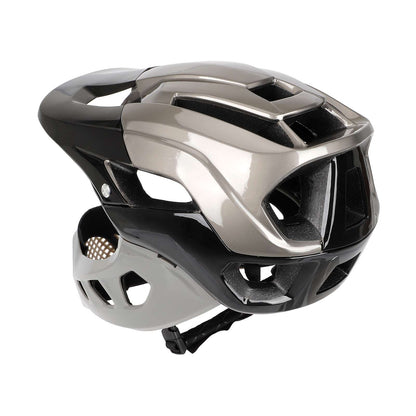 Noir et gris detachable tout-terrain casque