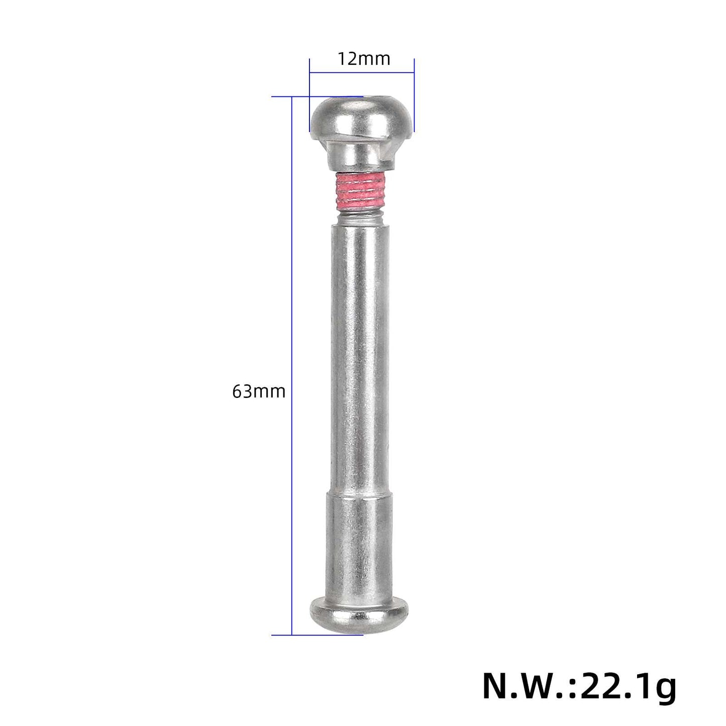 Original argent pliable mechanism bolt pour Xiaomi M365 trottinette