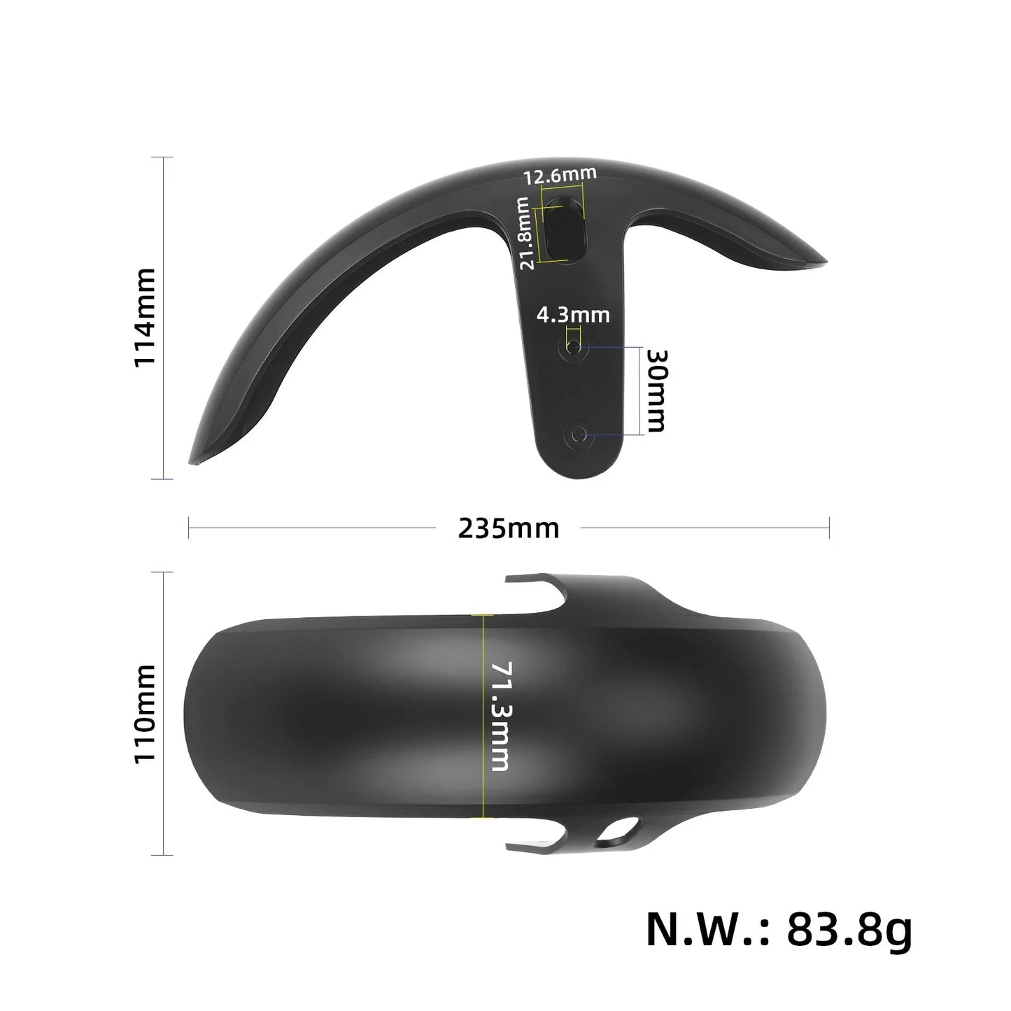 Original Xiaomi 6 Lite garde-boue avant