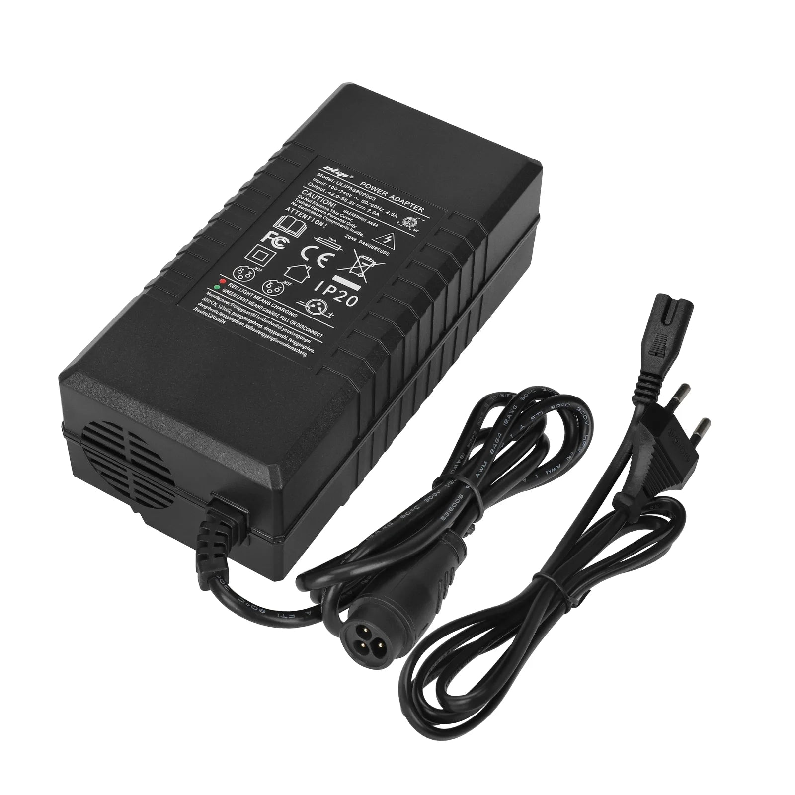 Ulip 58.8V2A chargeur avec grand LP16-3P embout(prise EU)