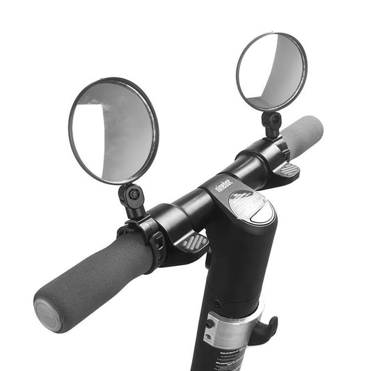 Paire de rétroviseurs ronds réglables 360° pour guidon