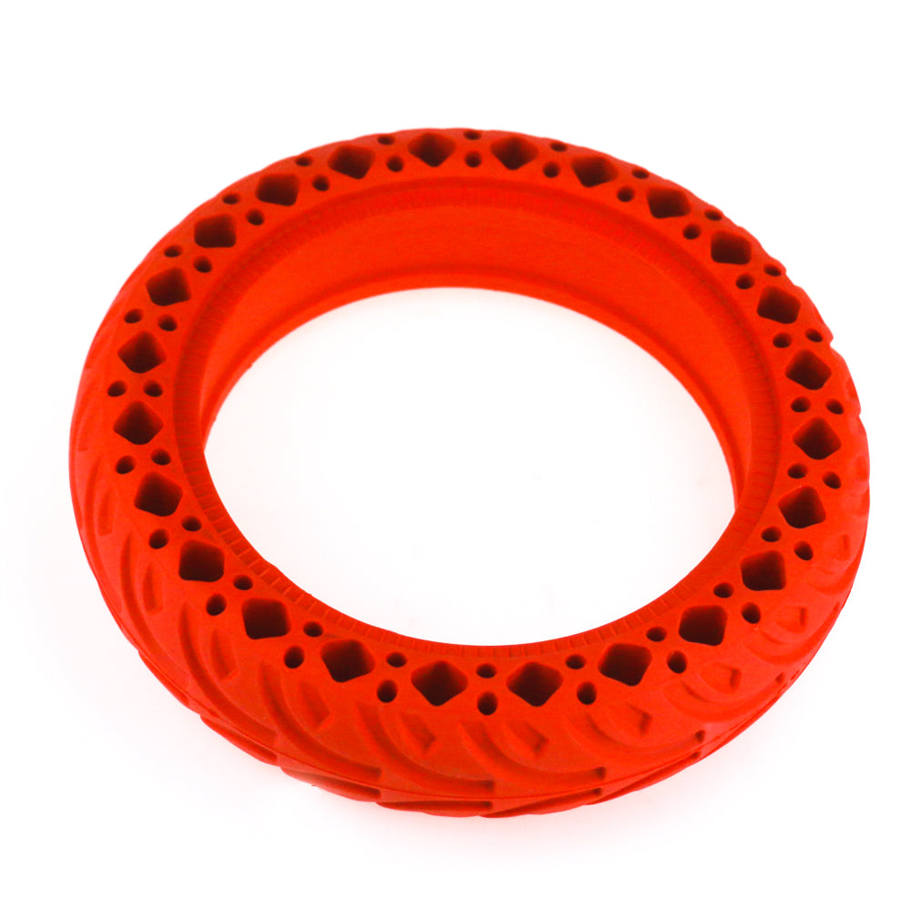 8 1/2*2 Rubber pneu plein(rouge)