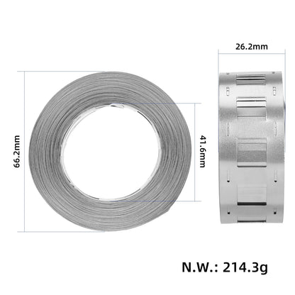 2P 19x0.15mm*10M batterie nickel of plated steel