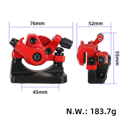 KugooM4 rouge rear frein à disque (top fan type)