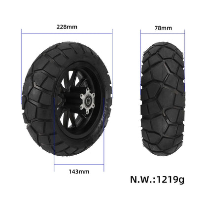 Kukirin G2 Pro DB 8.5 inch rim avec 9*3.0-5.5 pneu