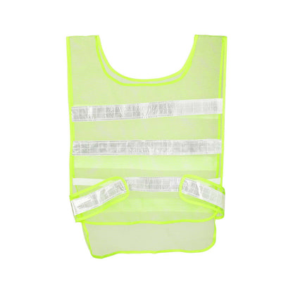 Vert fluorescent mesh réfléchissant vest