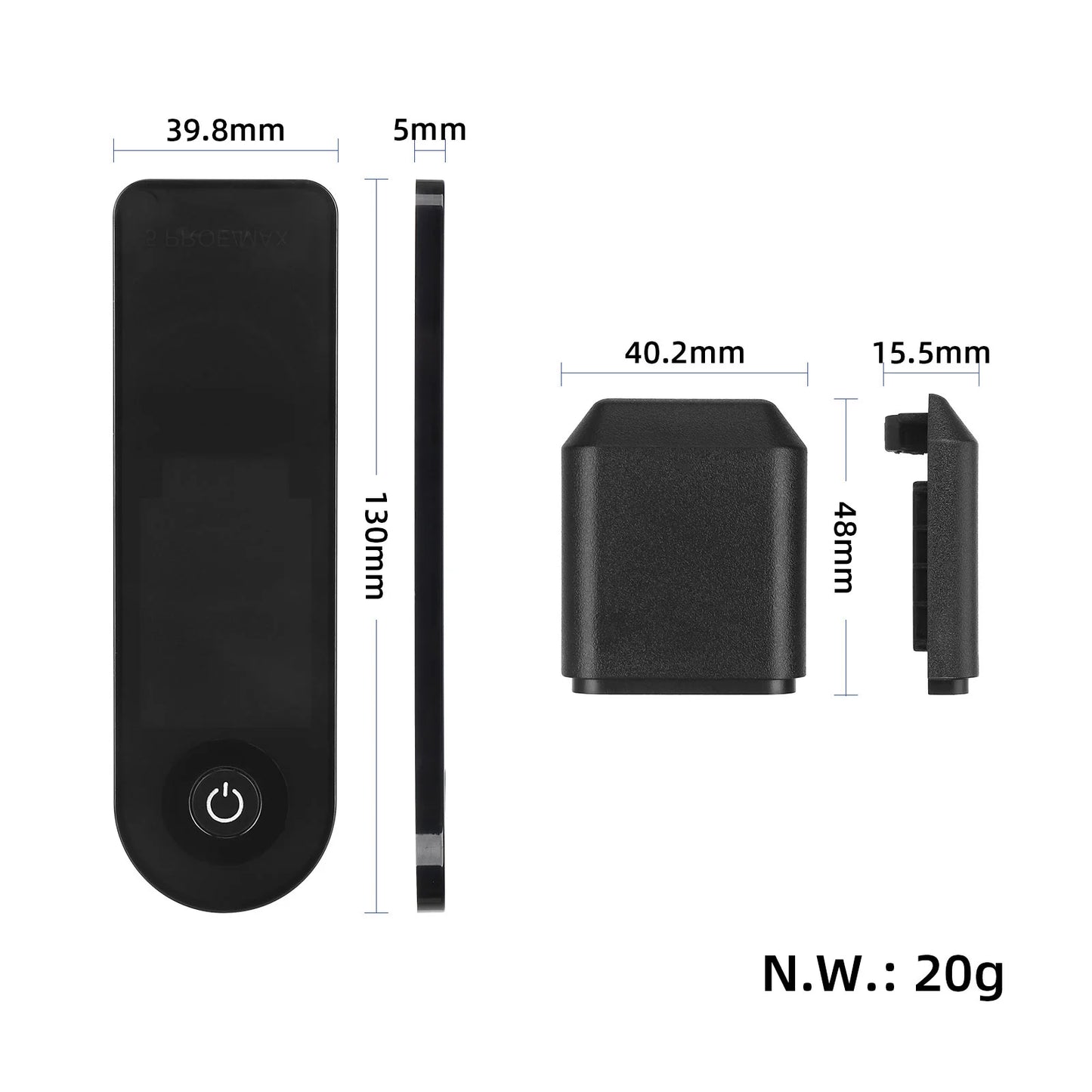 Noir Xiaomi Mi 5/5 Pro/5 Max Switch Panel Set 1 set