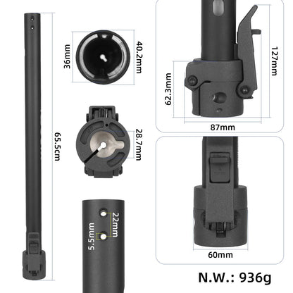 Original front pliable pole avec base pour Xiaomi 5