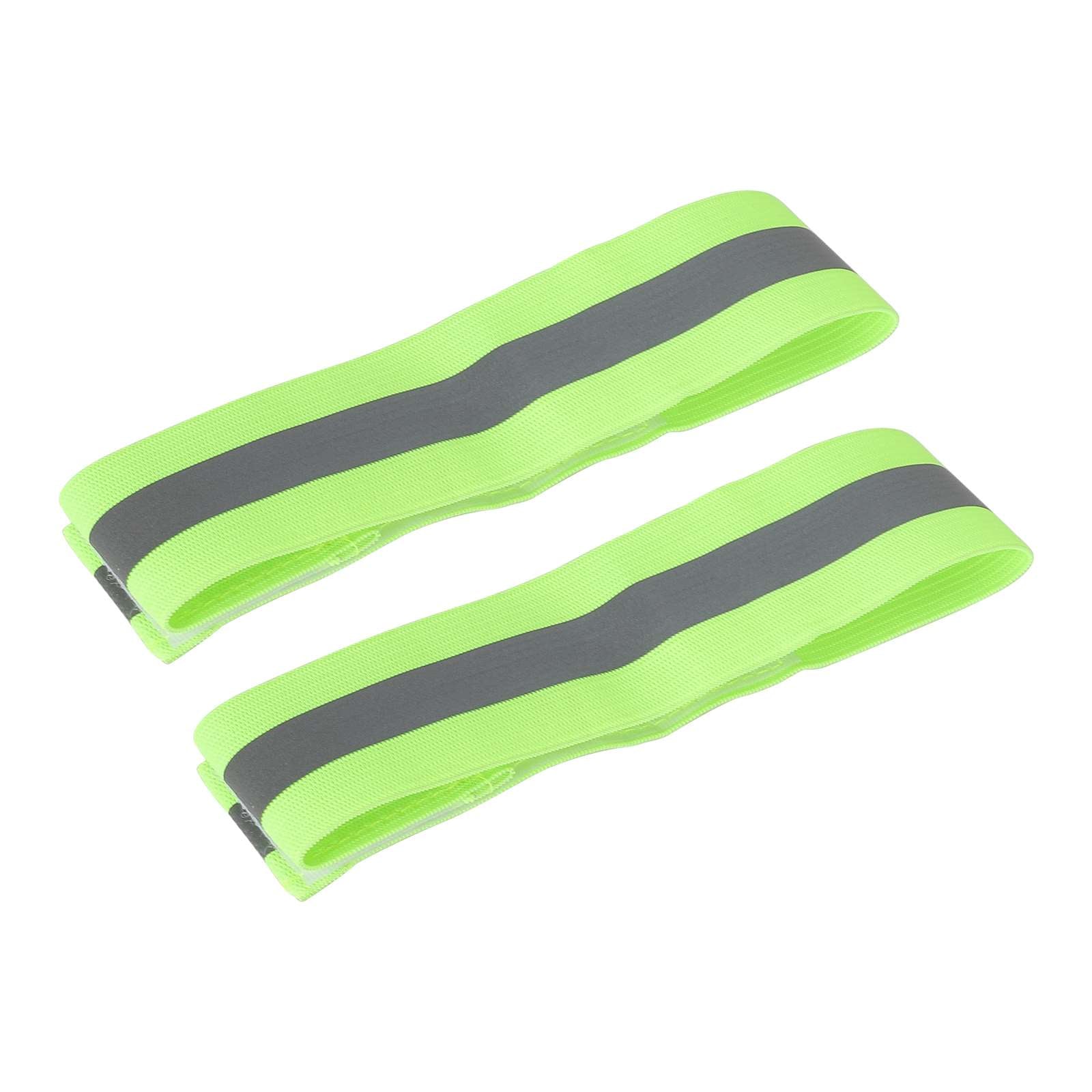 Vert fluorescent 4*1.5cm shaggy réfléchissant hand et foot wristbands