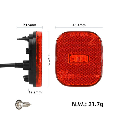 Garde-boue arrière feu arrière pour Segway Max G3/F3/ZT3 trottinette