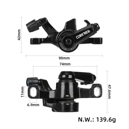 Coreride noir Left Disc étrier de frein