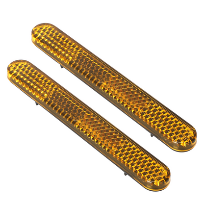 2 pcs jaune side catadioptre pour Xiaomi Elite trottinette