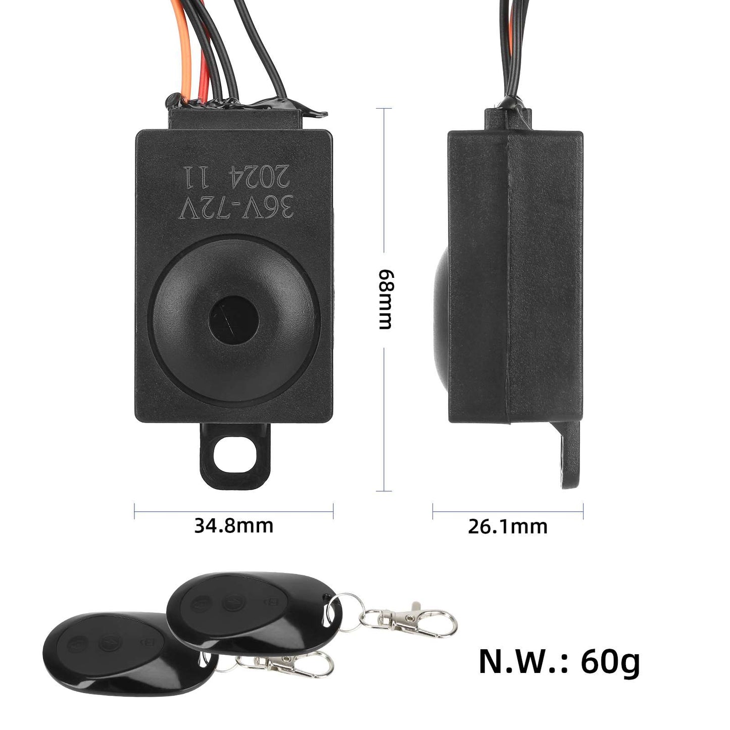 Noir Xiaomi M365 Anti theft Device (XT30)