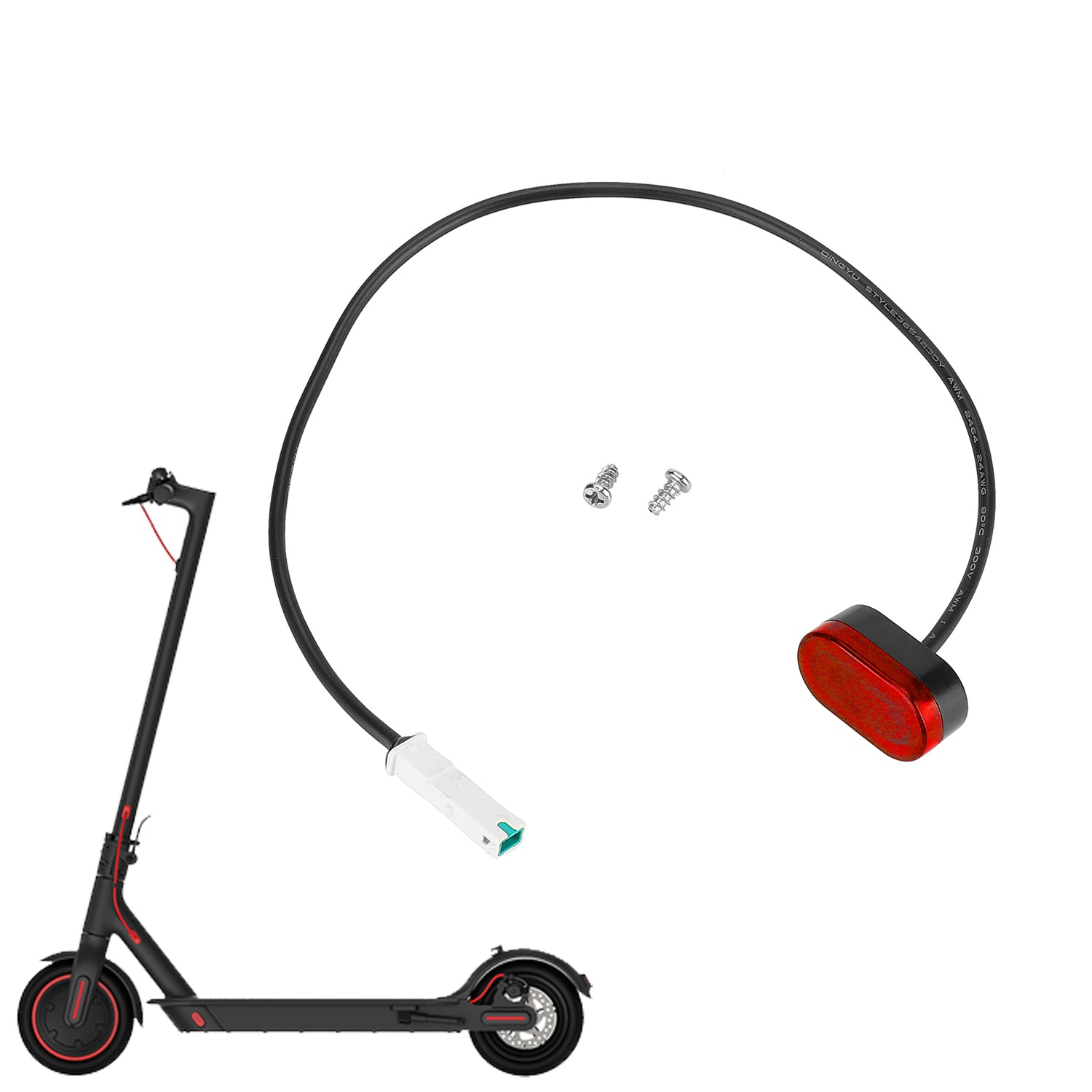 Feu arrière pour M365 trottinette