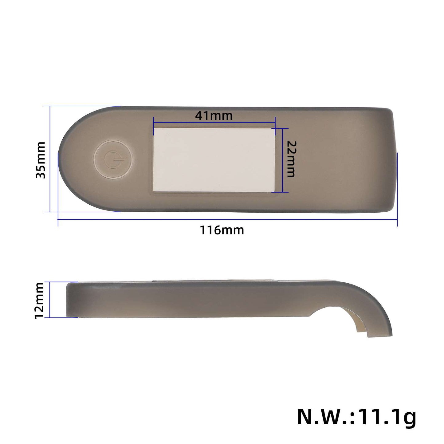 Noir Xiaomi 4Lite Switch Panel protection en silicone